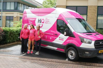 Pink ladies in pink van GDHQ 2